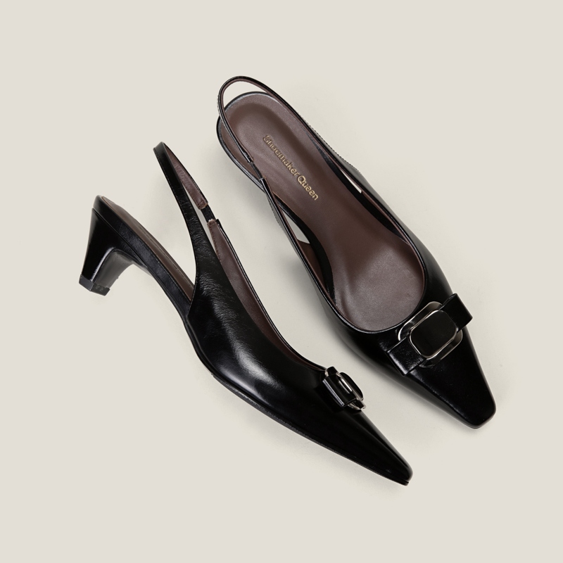 SHOEMAKER QUEEN Женские туфли на высоком каблуке красно-коричневые, цвет Red Brown — фото 4