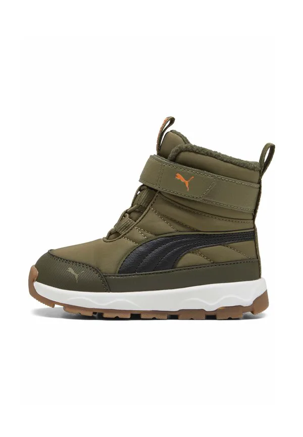 Зимние ботинки evolve Puma, Olive- Black-Orange Glo