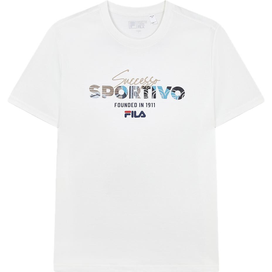 

Футболка мужская Cloud White Fila, цвет Cloud White