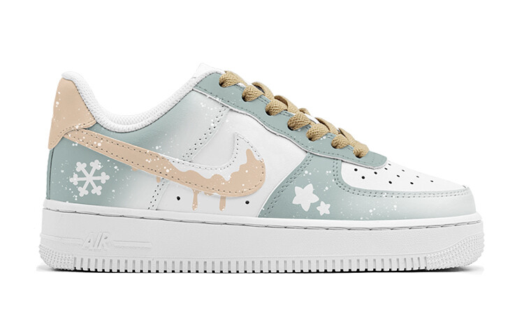 

Кроссовки Air Force 1 для скейтбординга мужские с низким верхом белого цвета Nike, цвет Peacock Green, Белый, Кроссовки Air Force 1 для скейтбординга мужские с низким верхом белого цвета Nike, цвет Peacock Green