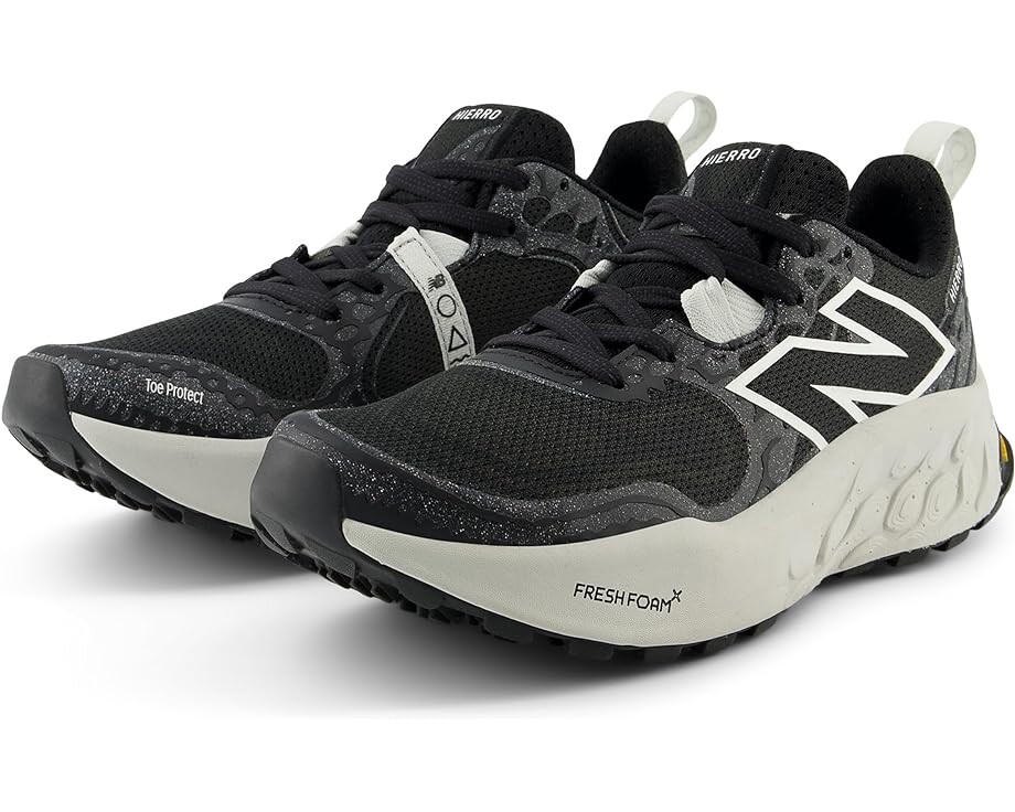 Кроссовки New Balance Fresh Foam X Hierro v8, цвет Black/Sea Salt