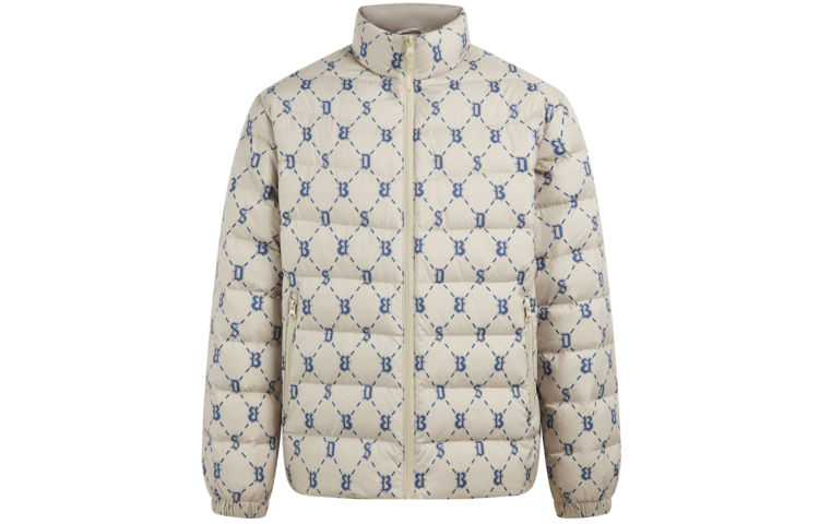 

Пуховик с эффектом состаривания Unisex BOSIDENG, Бежевый Классический Монограмм 9T48