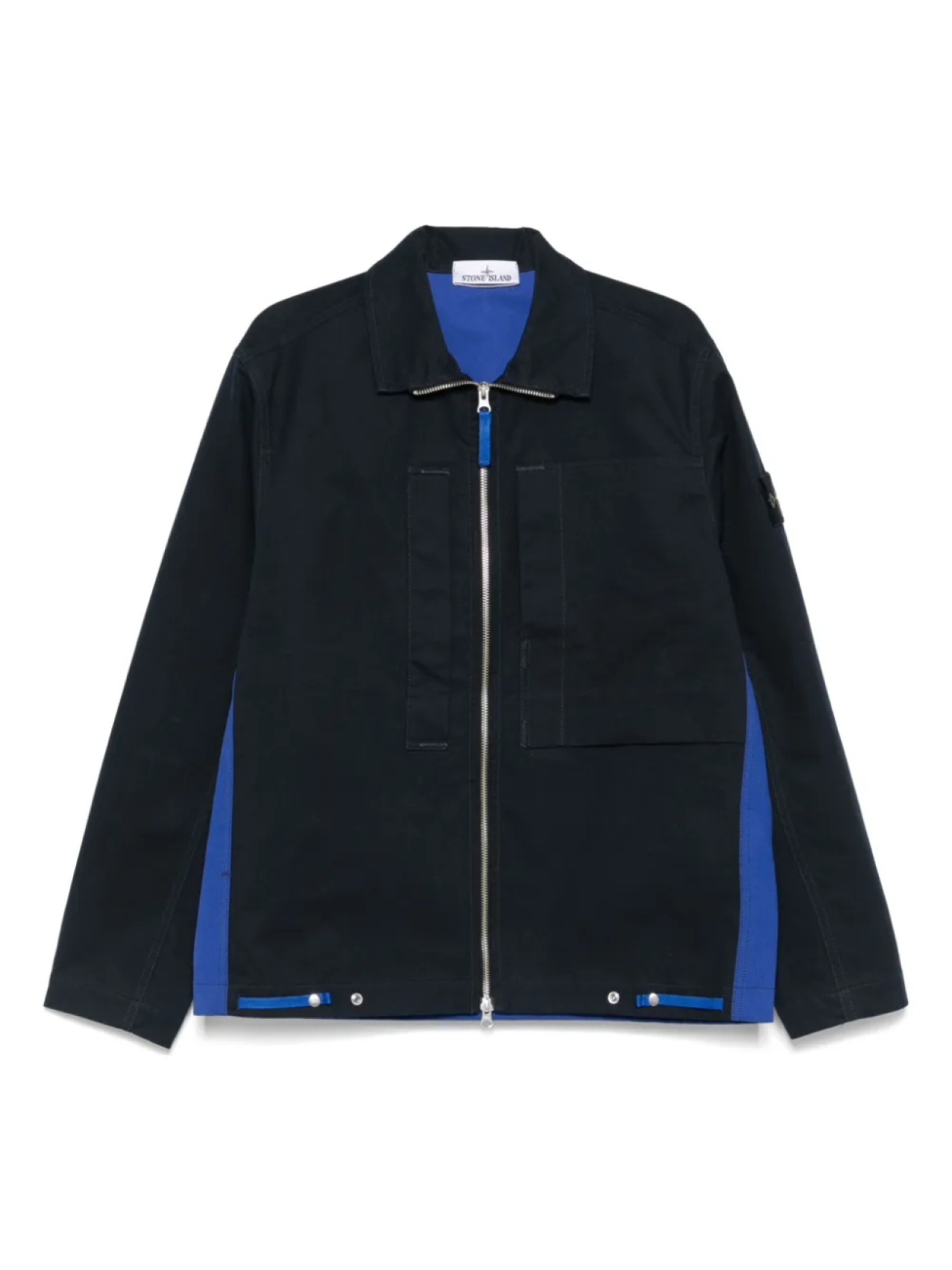

Хлопковая куртка Stone Island, синий