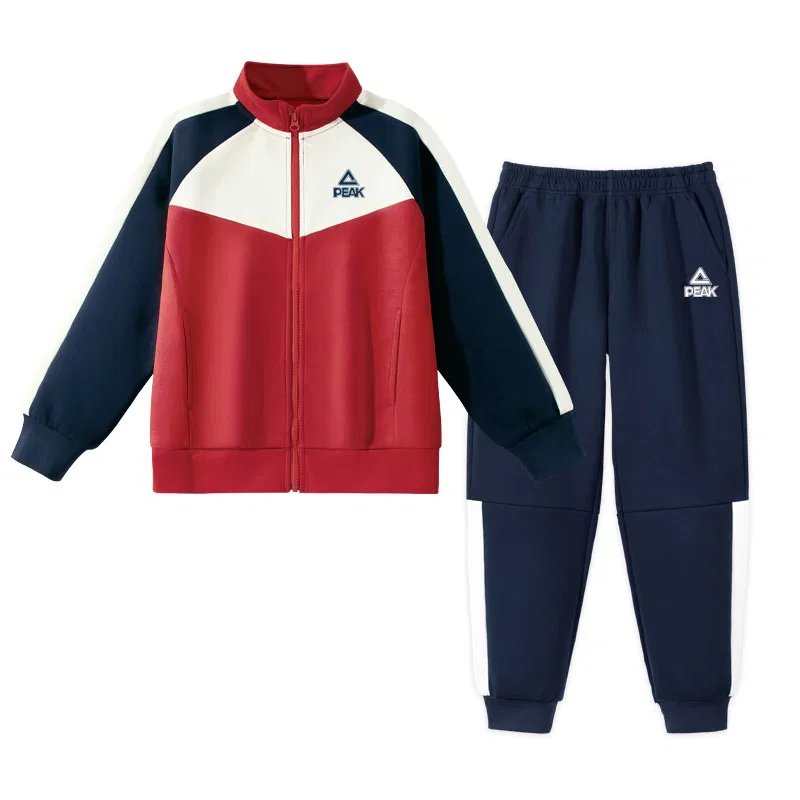 Спортивный костюм для детей PEAK Red/PK Navy Blue