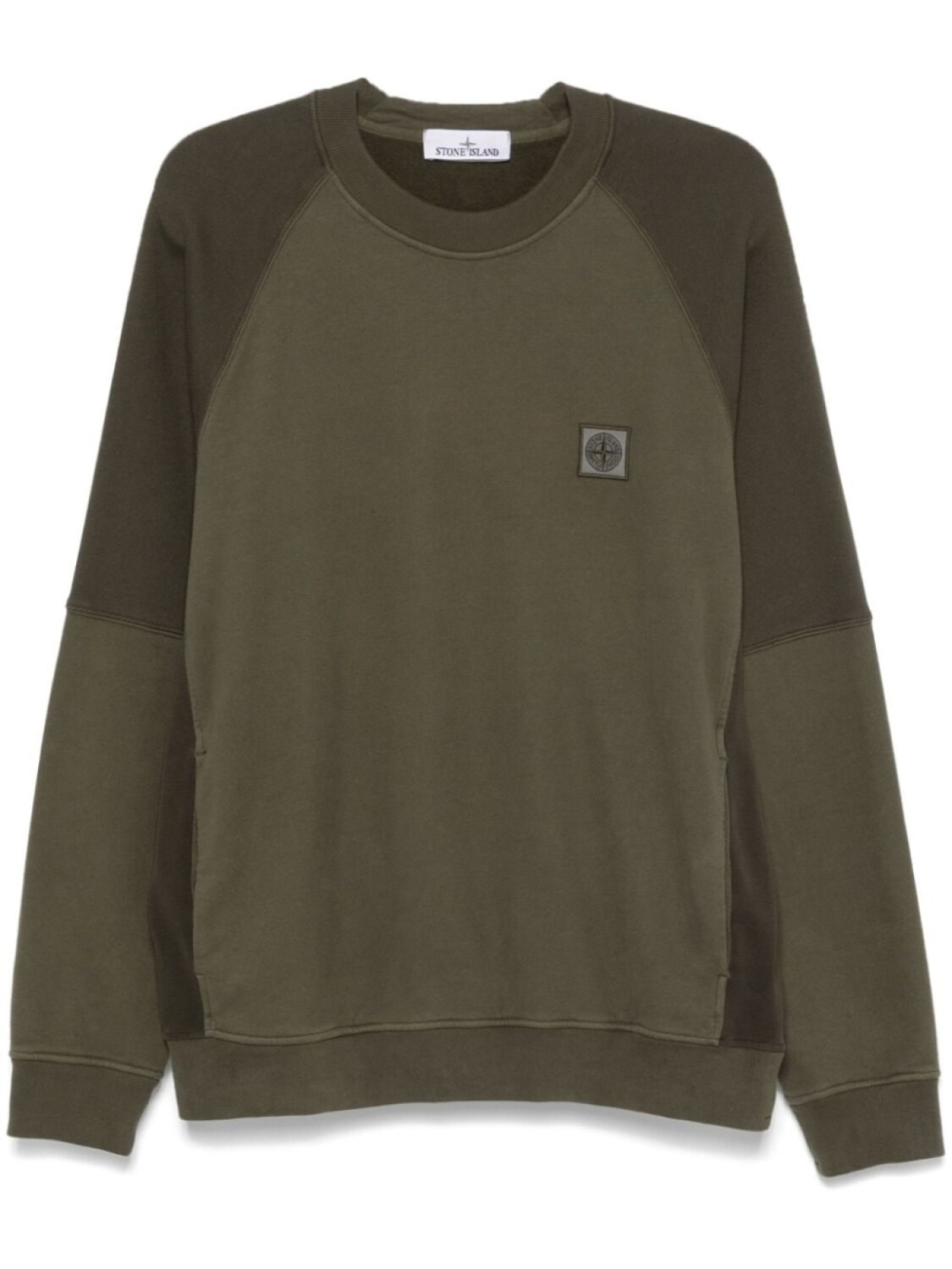 

Stone Island толстовка с логотипом Compass, зеленый
