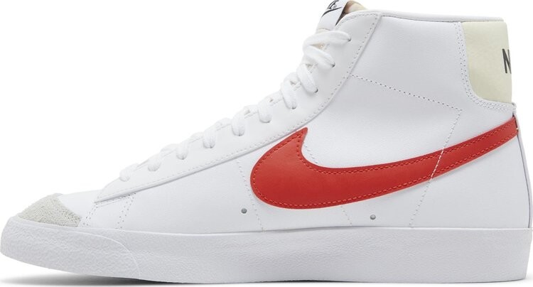 Кроссовки Blazer Mid '77 Vintage 'White Picante Red', белый — фото 3