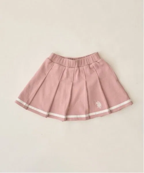 Детская юбка Lycee mine U.S.POLO ASSN. с плиссировкой и инспанами — фото 4