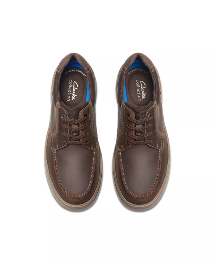 Мужские ботинки Bradley Vibe на шнуровке Clarks, загар/бежевый — фото 4
