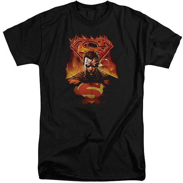 

Футболка с принтом Superman man on fire Licensed Character