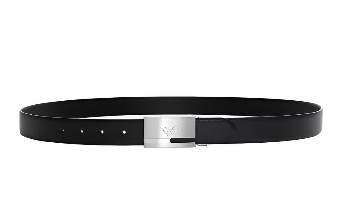 

EMPORIO ARMANI Ремень с пряжкой и гравировкой логотипа, Blue Black