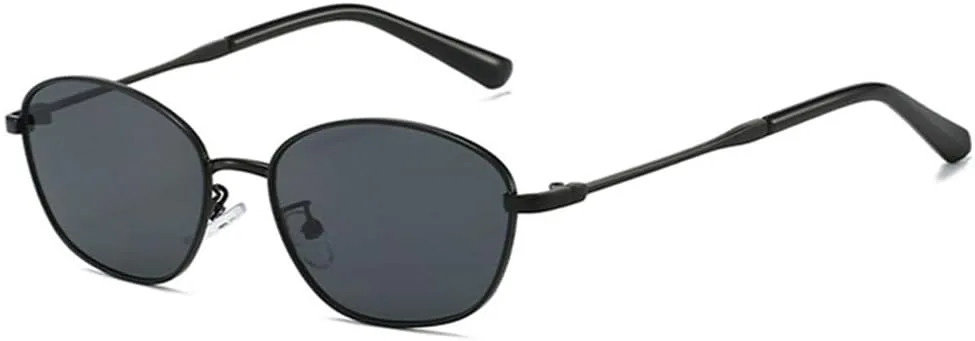 

Солнцезащитные очки UV400 с металлическим градиентом "кошачий глаз" для женщин и мужчин, для бега и занятий спортом на открытом воздухе UYPTK, Black Grey