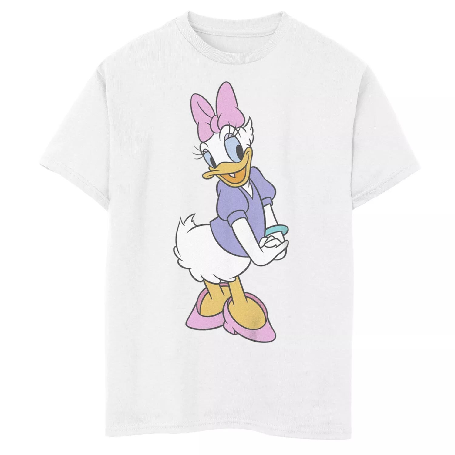 

Футболка Disney's Daisy Duck с традиционным рисунком для мальчиков 8–20 лет Disney, белый