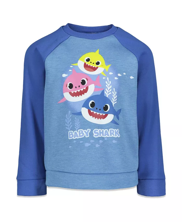 

Детский флисовый свитшот Baby Boys Pinkfong Shark Baby Shark, синий