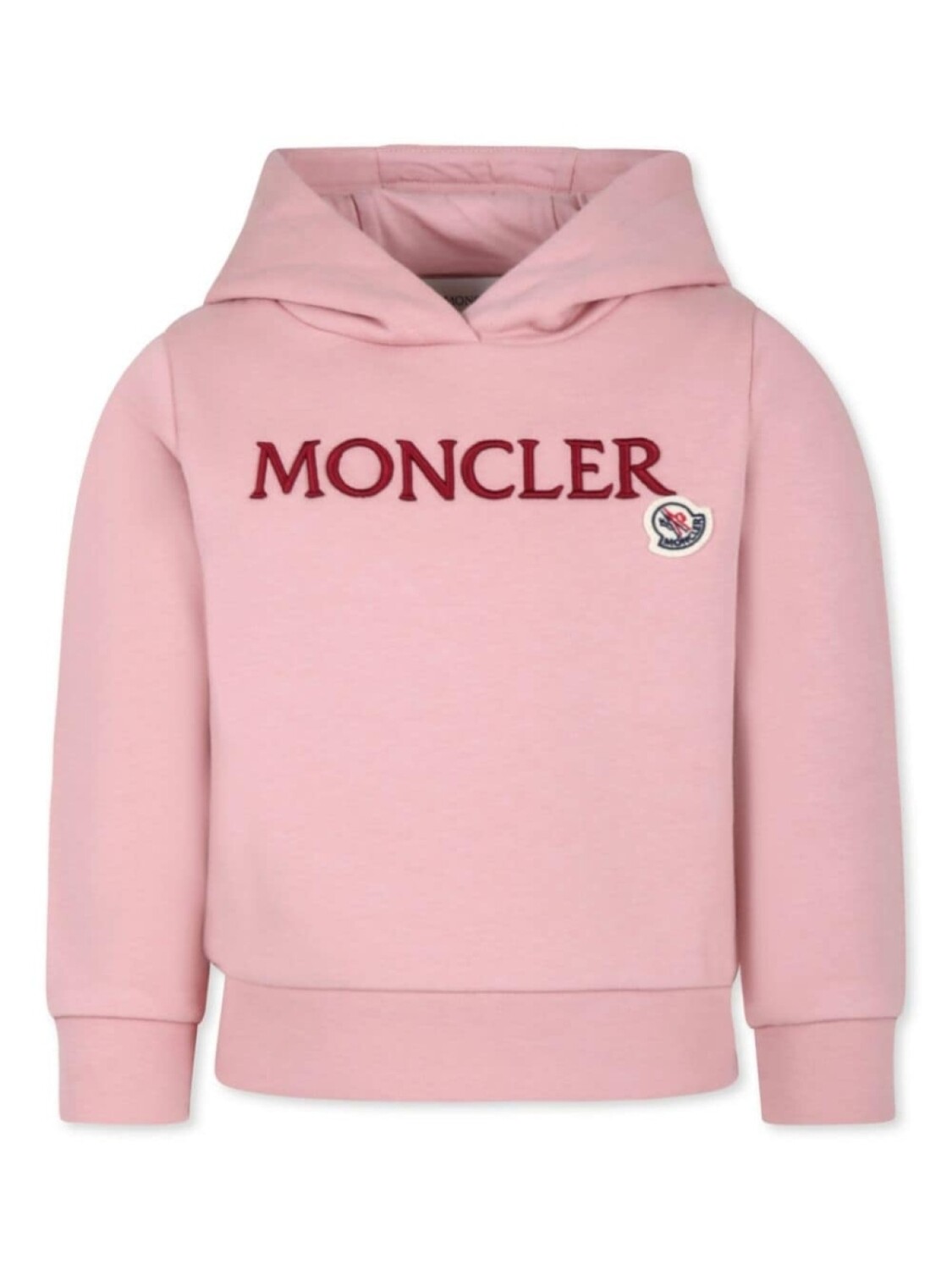 

Moncler Enfant хлопковая толстовка с логотипом, розовый