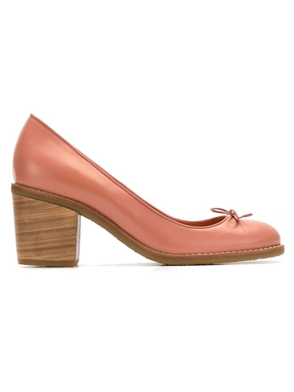 

Sarah Chofakian leather pumps, нейтральный цвет
