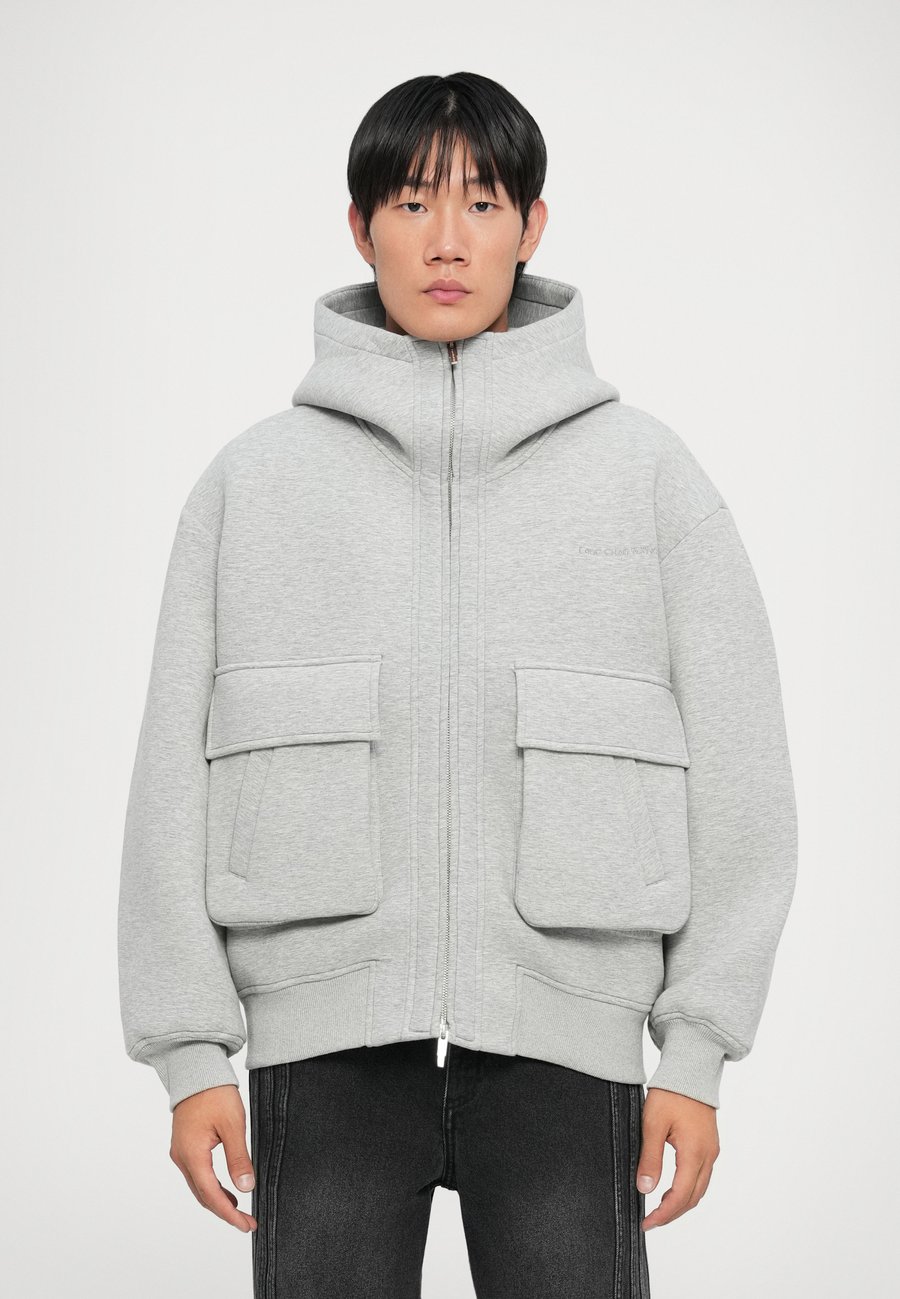 

Худи Feng Chen Wang OVERSIZE ZIP UP HOODIE, Grey