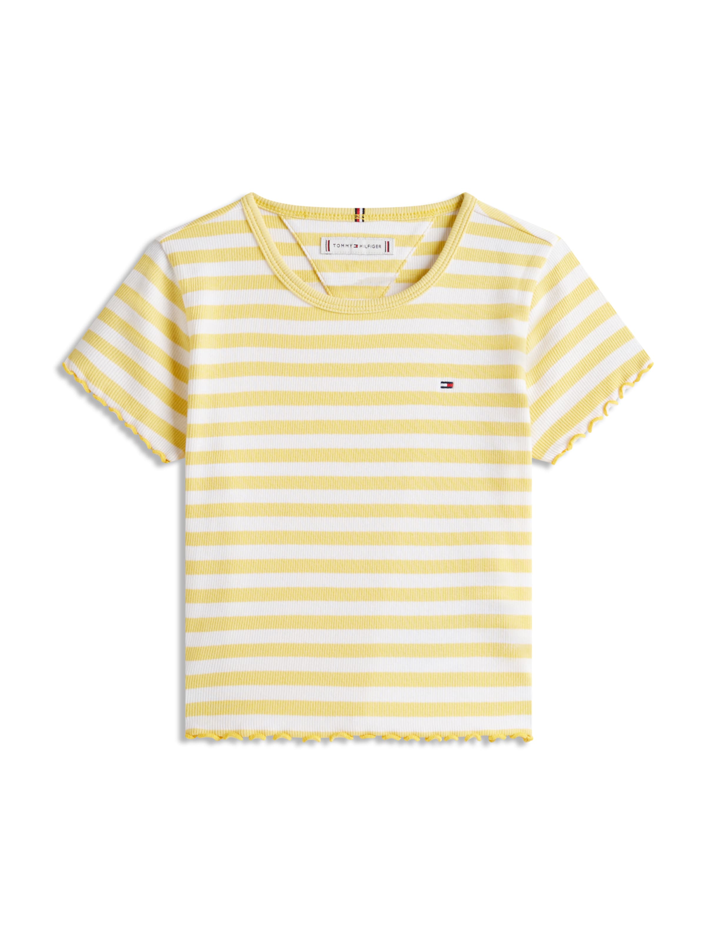 

TOMMY HILFIGER Футболка 'ESSENTIAL' в цвете Lemon