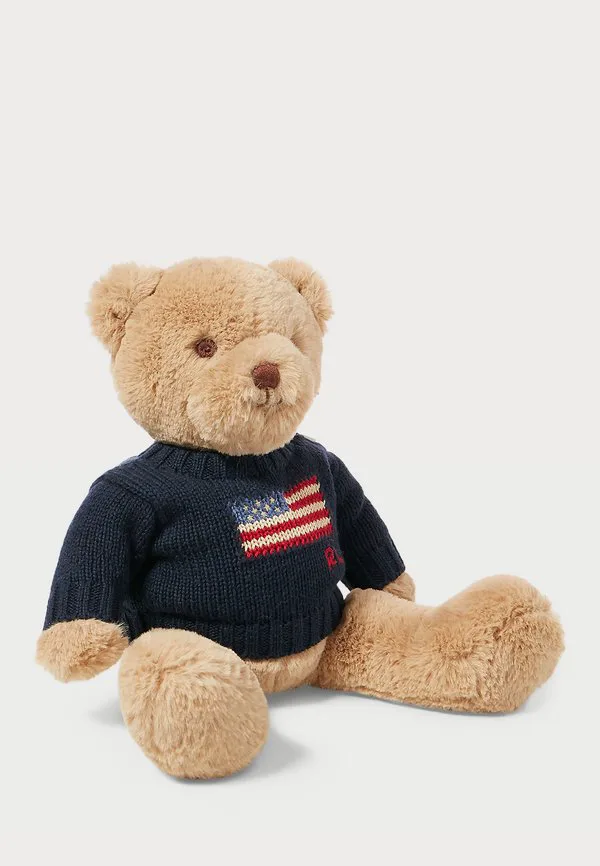 Маленький свитер с флагами, поло, плюшевая игрушка-мишка Polo Ralph Lauren, Hunter Navy