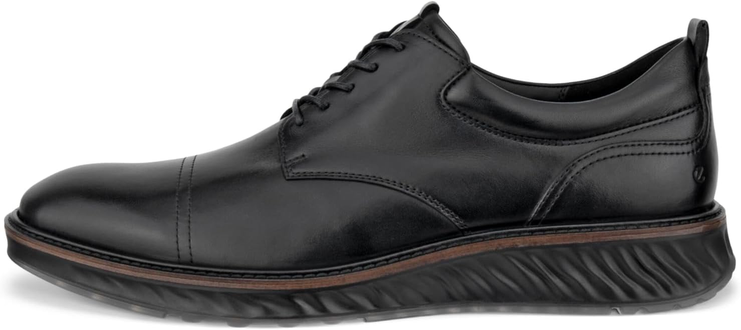 Мужские кроссовки ECCO St.1 Hybrid Captoe, черный/черный — фото 4
