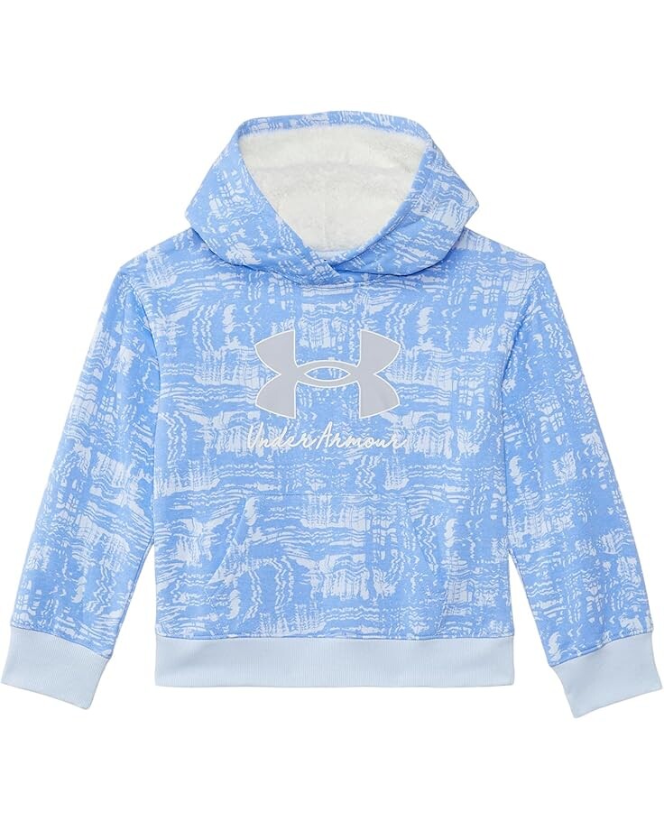 

Худи Under Armour Kids Print Logo Hoodie, цвет Nimbus Blue