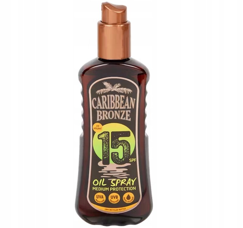 

Солнцезащитное масло Caribbean Bronze 200 мл SPF 15 Средняя защита Inna marka