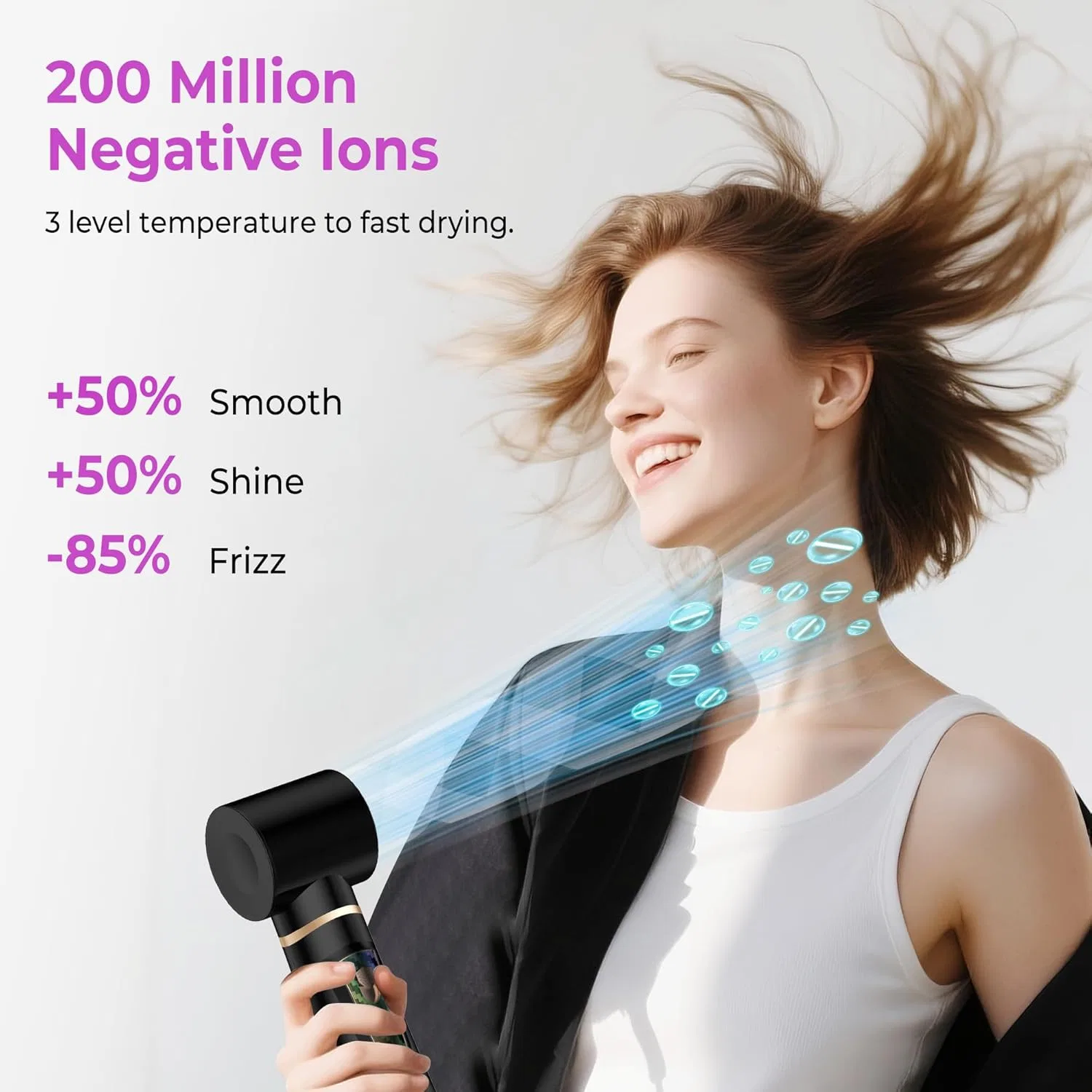 Набор для укладки волос 5-в-1 Airstyler с ионной щеткой-феном Umiga — фото 3