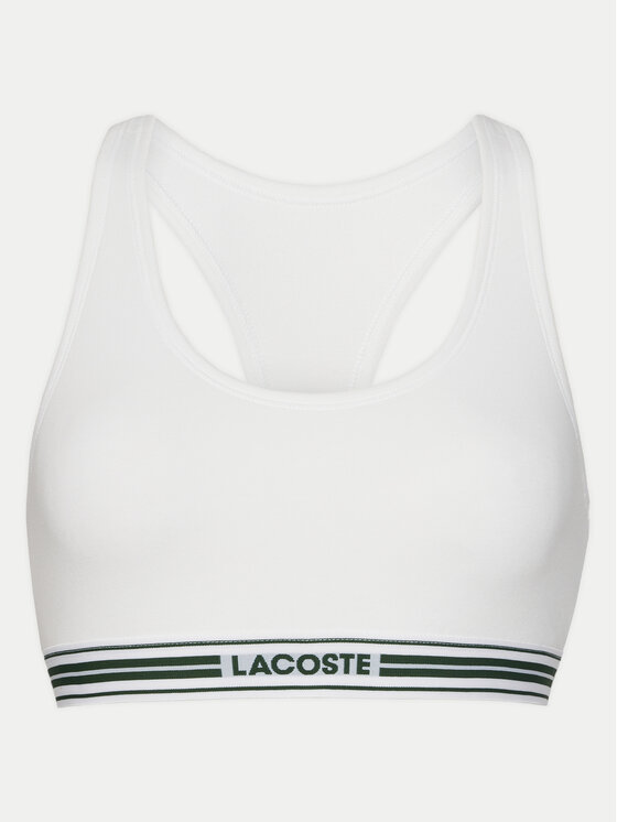 

Топний бюстгальтер IF8167 Lacoste, белый