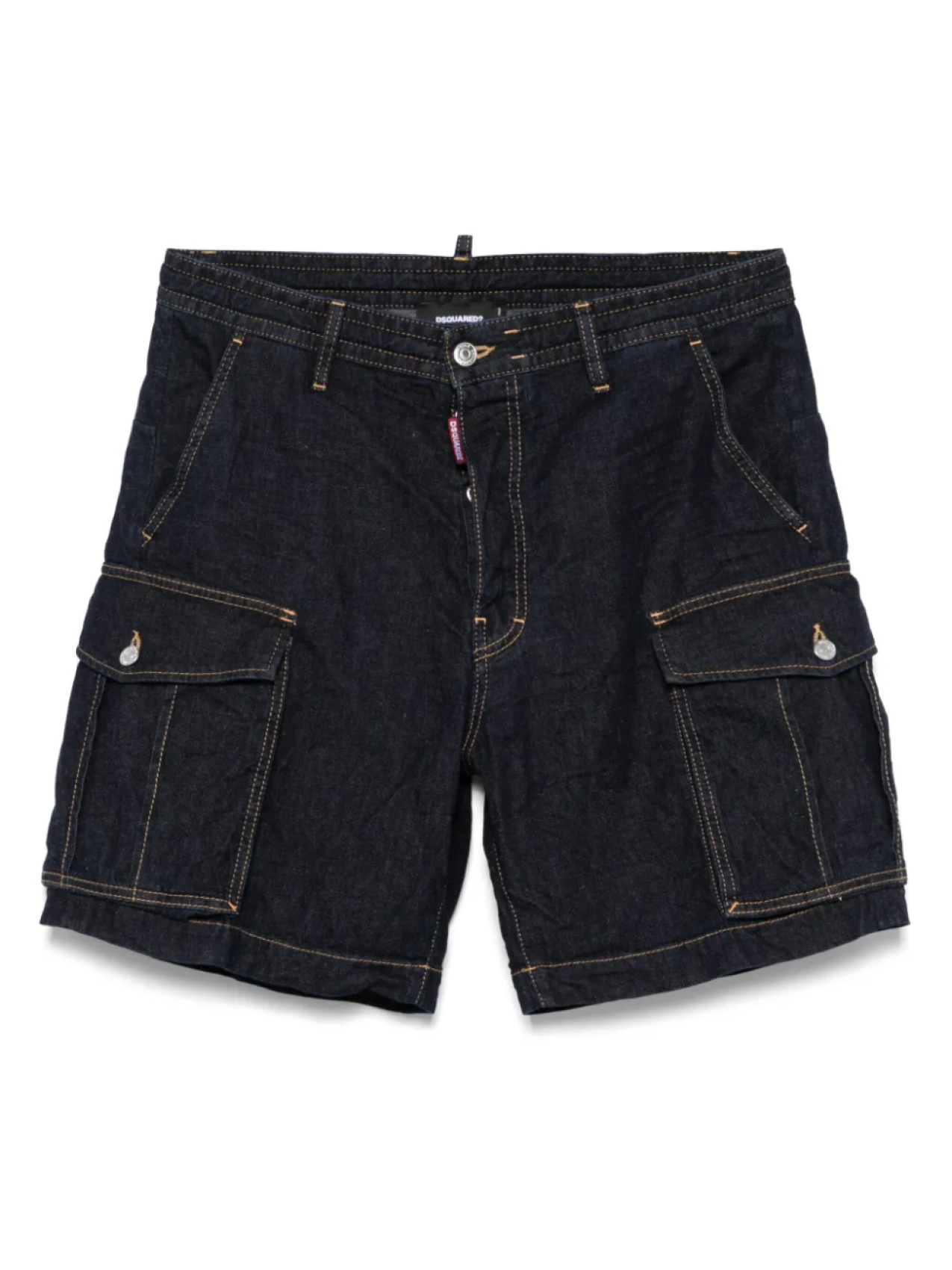 

Джинсовые шорты-карго DSQUARED2, синий