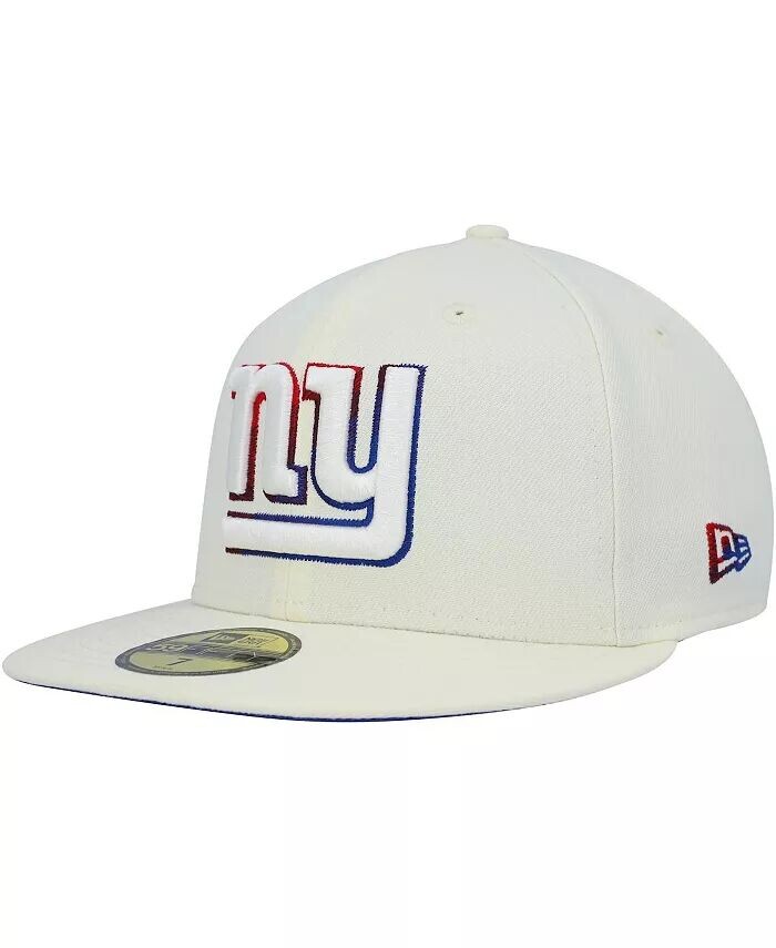 

Мужская кремовая приталенная шляпа New York Giants Chrome Dim 59FIFTY New Era