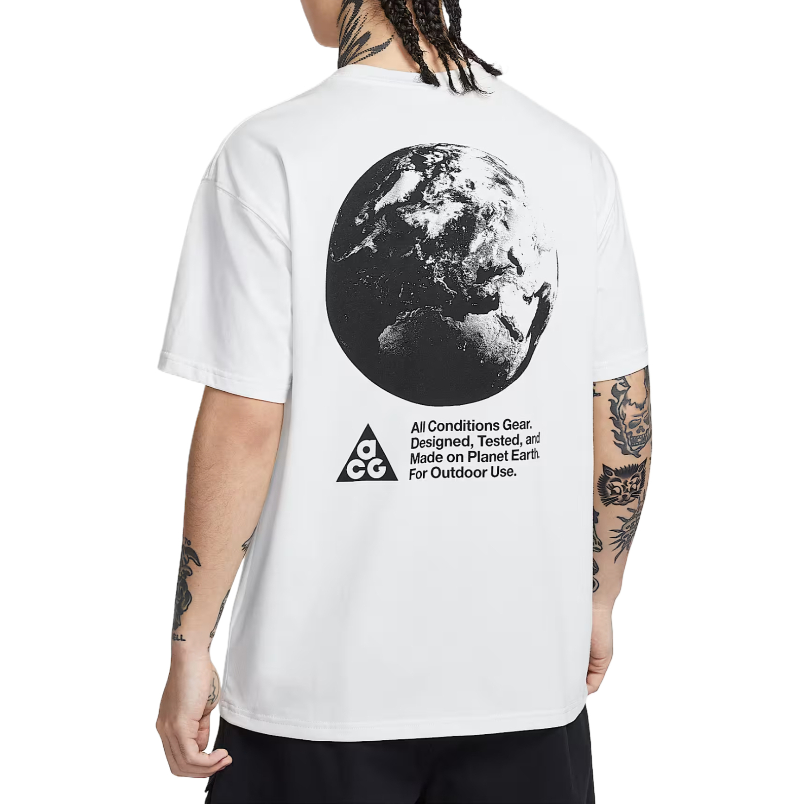 Футболка ACG DRI-FIT Quick Dry мужская Nike, mountain peak белый — фото 3
