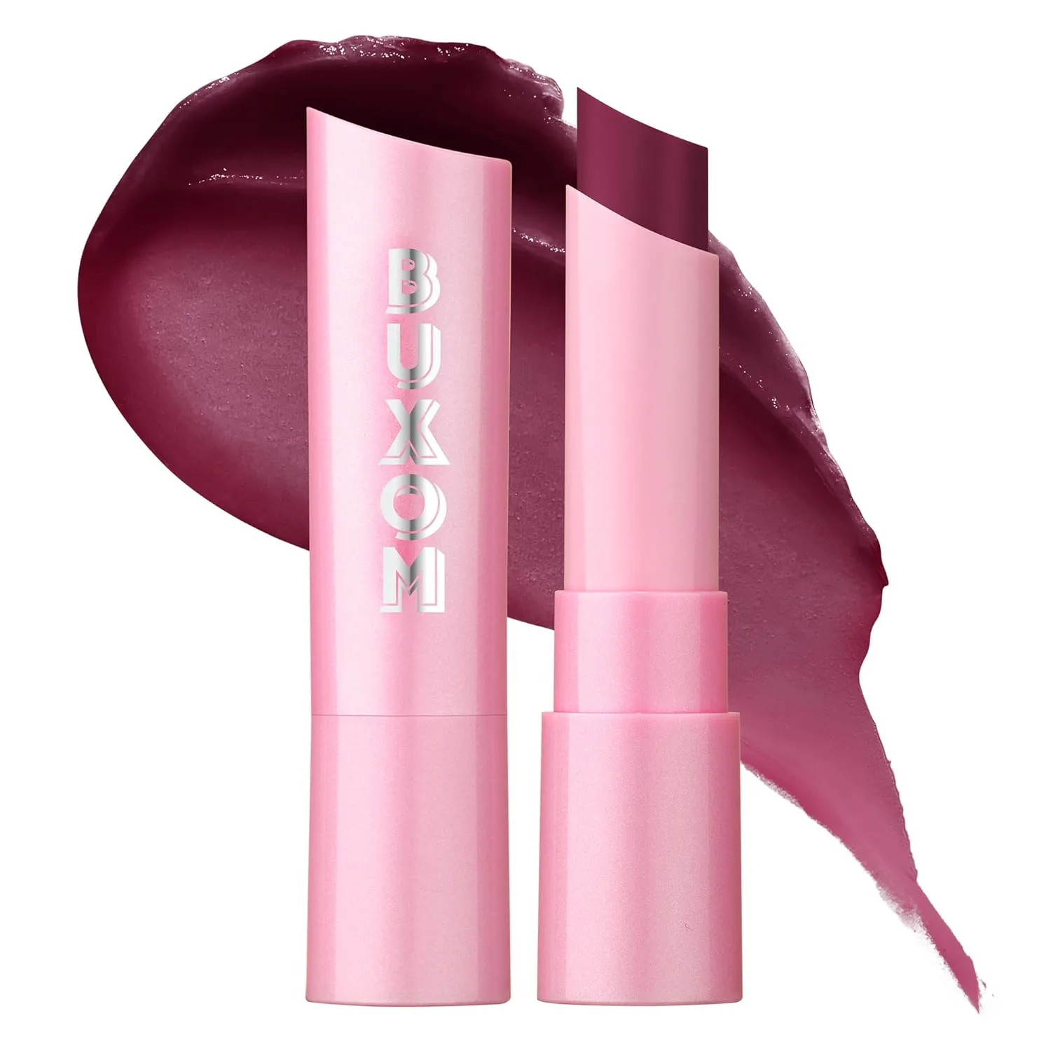 Buxom Full-On Plumping Lip Glow Balm, тонирующий бальзам для губ, увлажняющее и питательное средство для губ с гиалуроновой кислотой и маслом ши, не тестируется на животных., Blackberry Jam