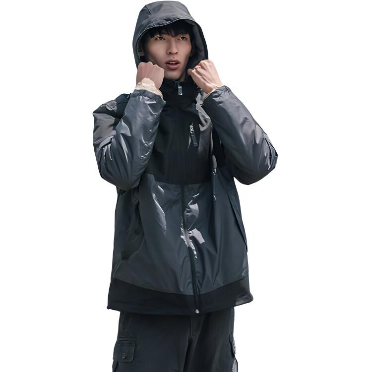 

Стеганая куртка мужская черный Decathlon