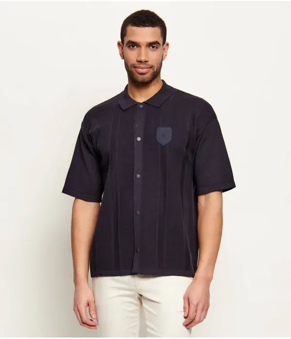 Поло KN_BB BC Lux PS relaxed fit Boss Green, темно-синий