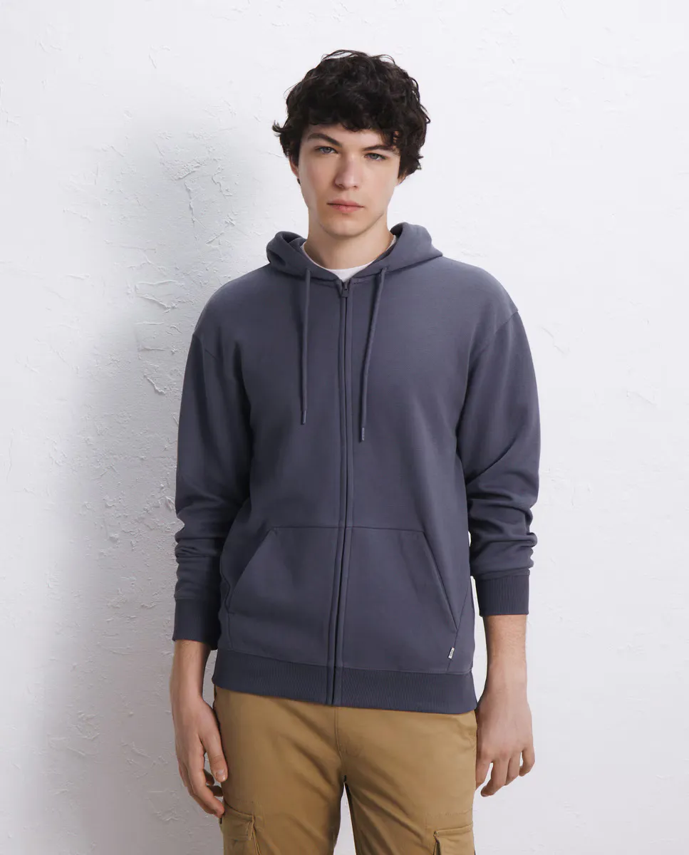 

Мужская толстовка на молнии Easy Wear, серый