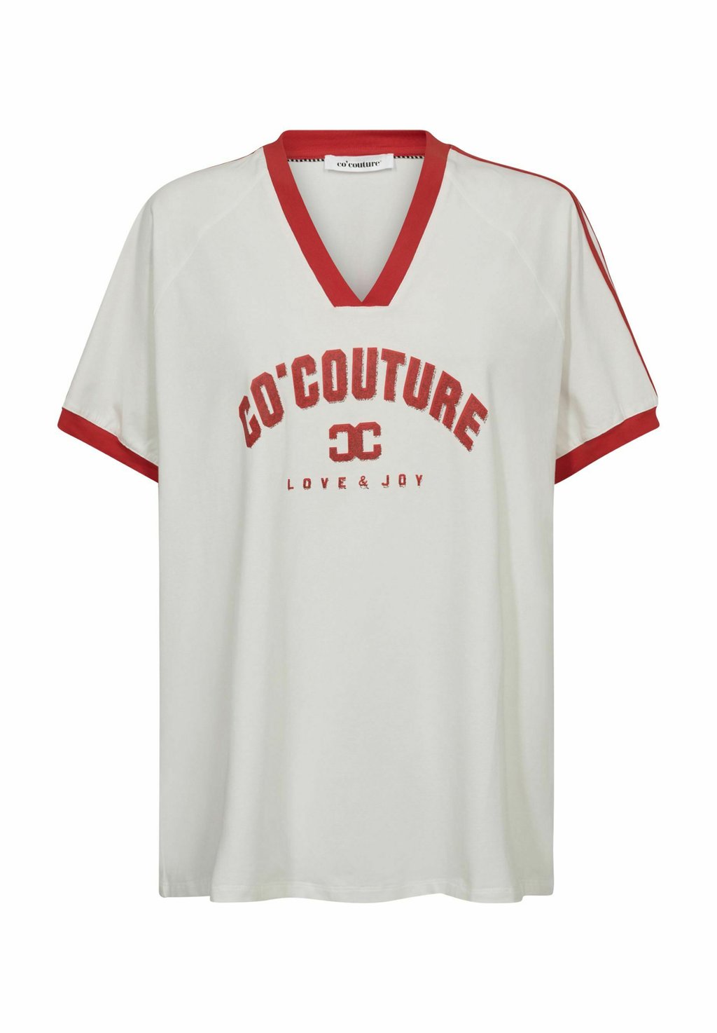 

Футболка с принтом SIARACC OVERSIZE SPORTY V-TEE Co'couture, красный