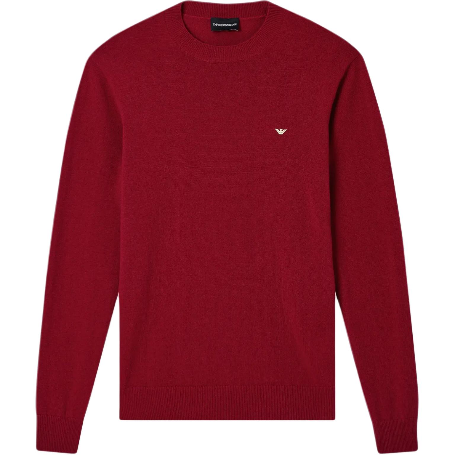 Свитер из кашемира Year Of The Horse Limited Edition Capsule Collection SS26 для мужчин EMPORIO ARMANI, red