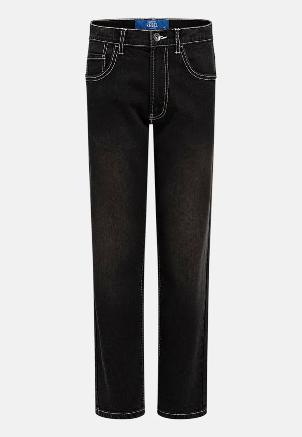 Джинсы temadison прямого кроя, классического кроя. Redefined Rebel, Black Washed — фото 4
