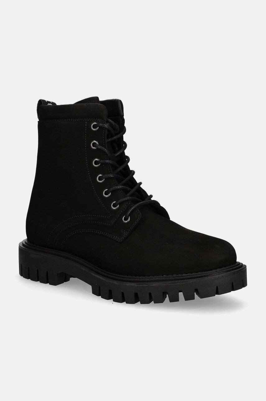 

Кожаные ботинки Tommy Hilfiger CASUAL HILFIGER CHUNK Z NBK BOOT, черный