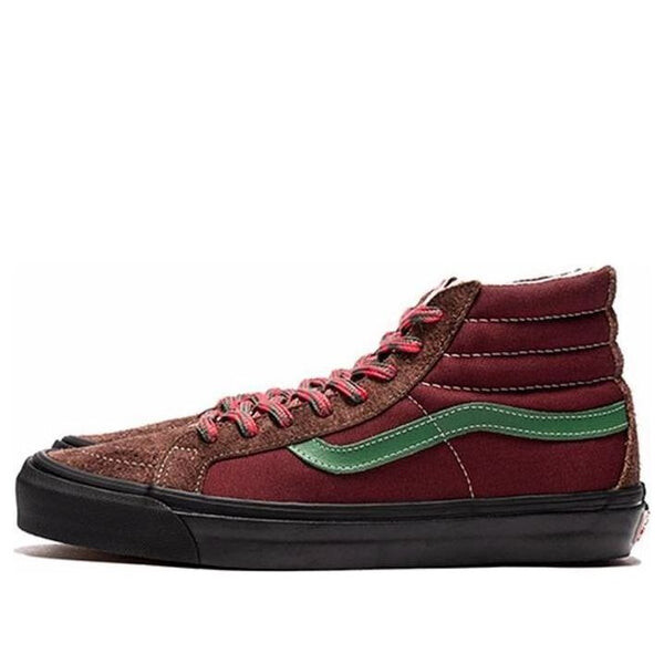 

Кроссовки sk8-hi vault retro skateboarding shoes red wine red Vans, красный