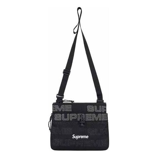 

Сумка side bag 'black grey' Supreme, черный