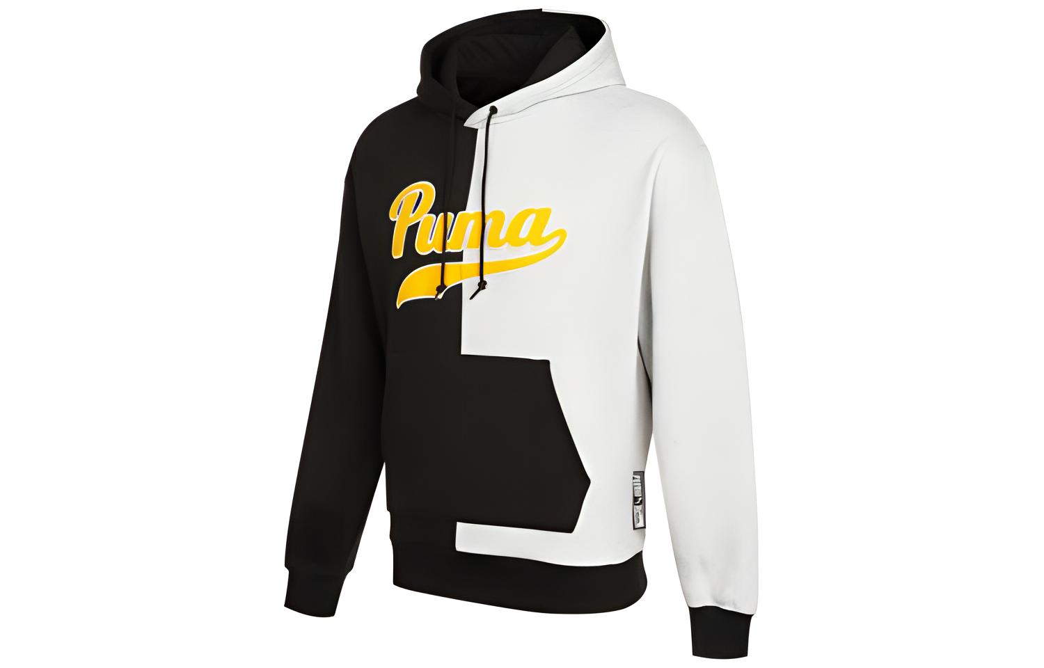 

PUMA Толстовка мужская черно-белая