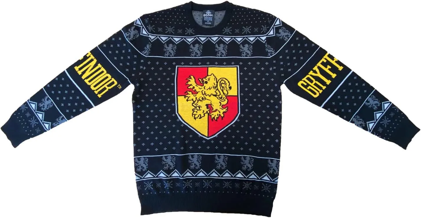 

Свитер мужской Harry Potter с гербами факультетов Bioworld
