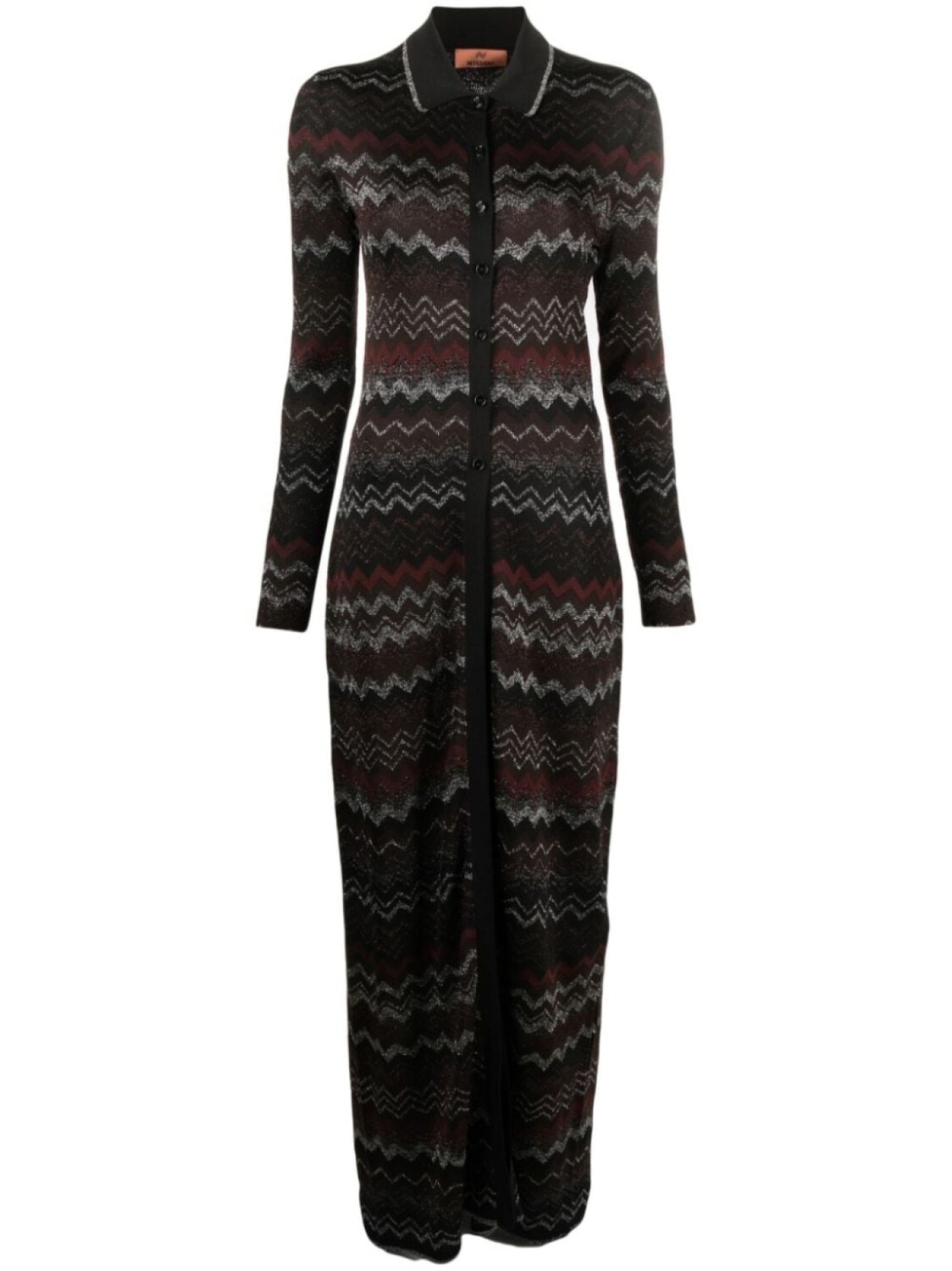 

Missoni кардиган Zigzag с воротником поло, черный