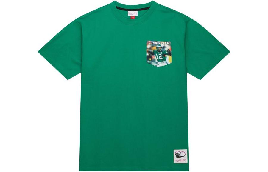 

Футболка мужская зеленая Mitchell Ness