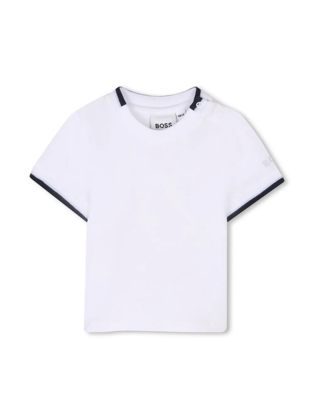 Комплект из комбинезона и топа с вышитым логотипом BOSS Kidswear, синий — фото 3