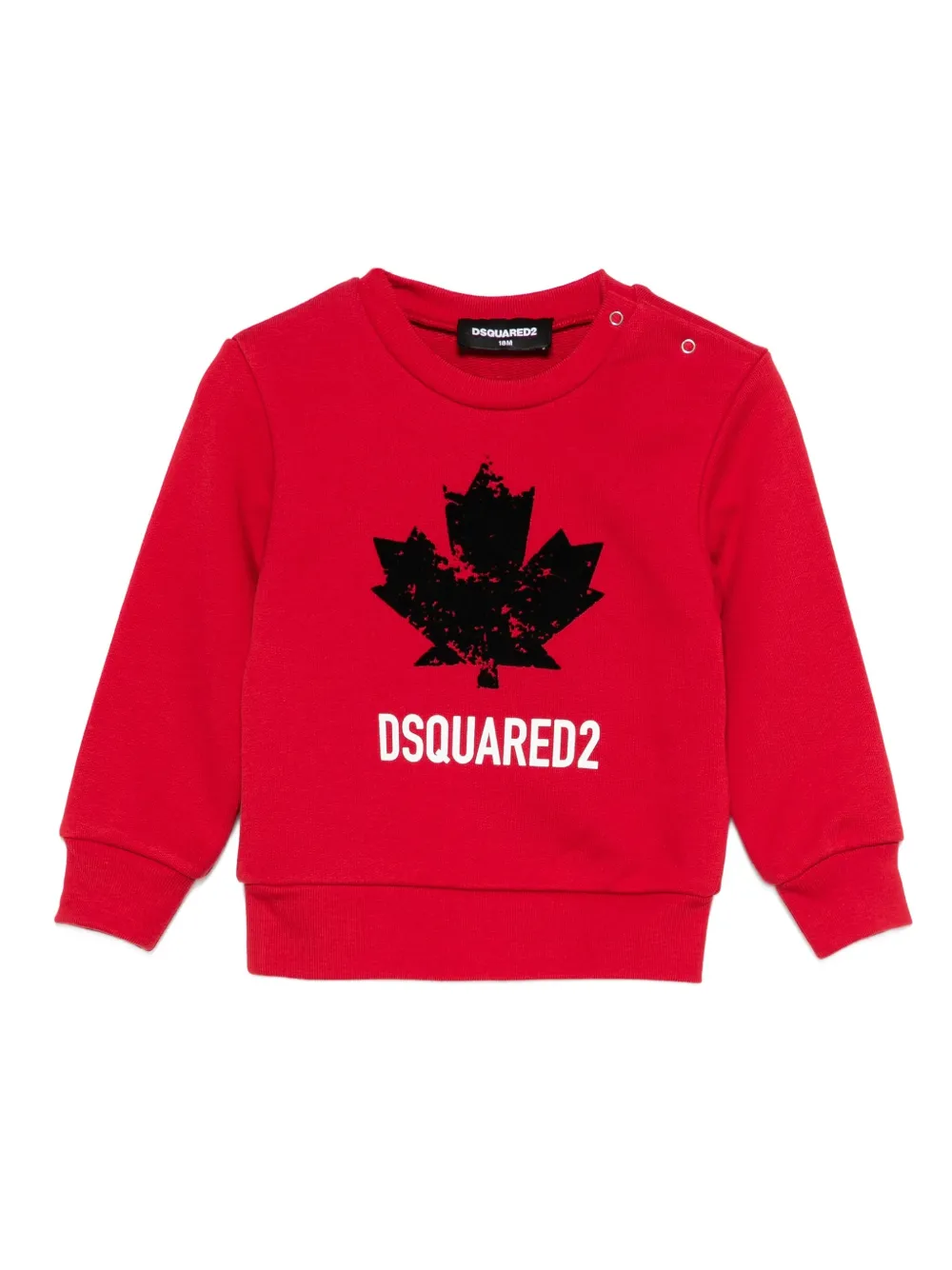 

Толстовка с логотипом DSQUARED2 KIDS, красный