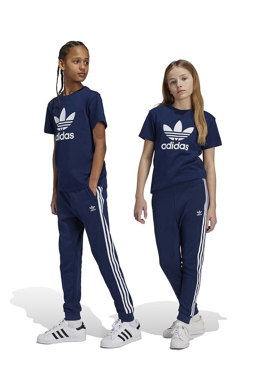 Детские спортивные брюки adidas Originals TREFOIL PANTS, темно-синий — фото 2