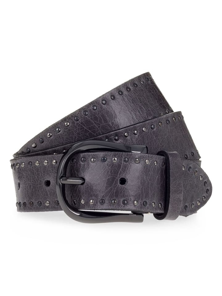 

Ремень b.belt Nietengürtel Leder, антрацит