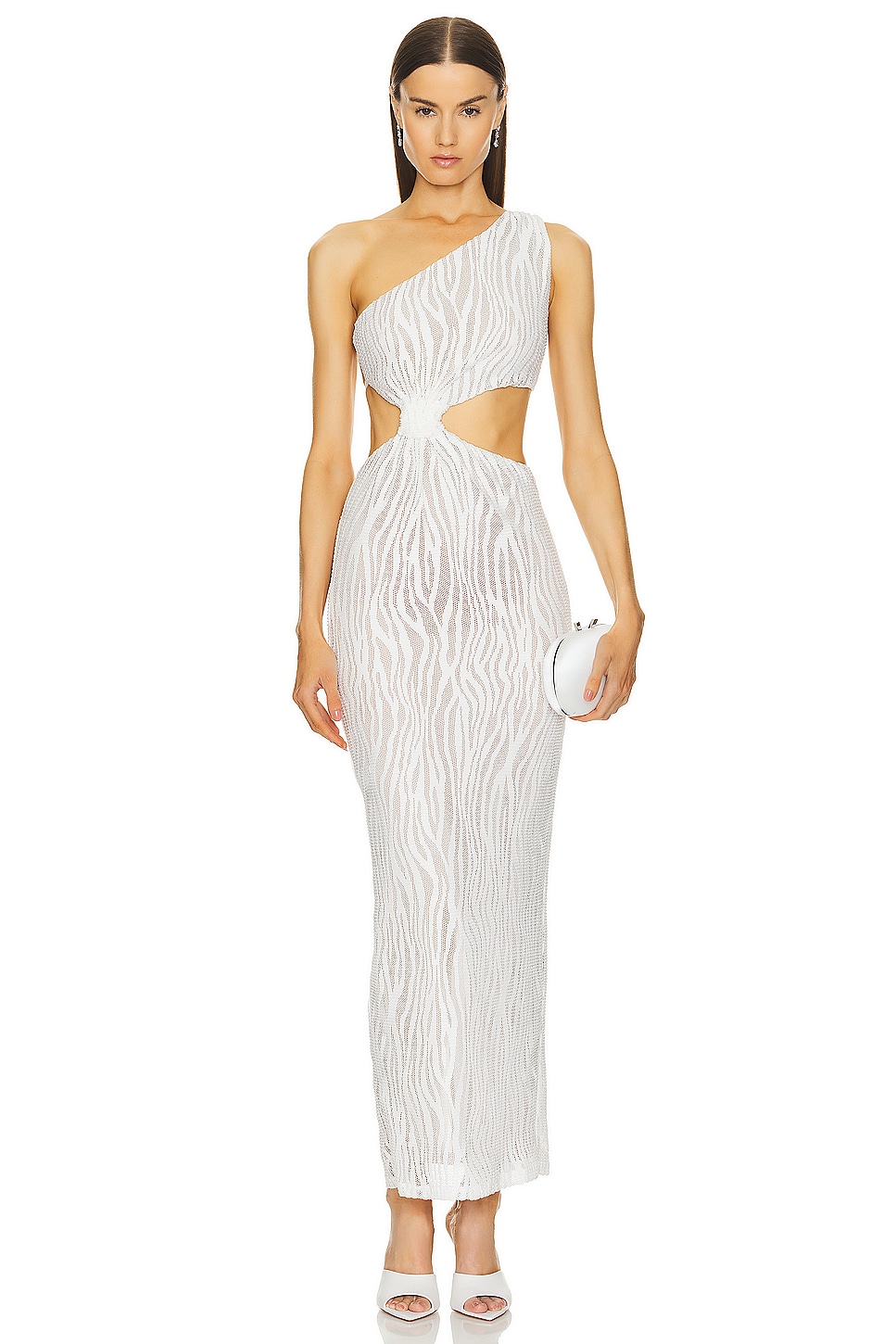 

Платье макси от caroline Michael Costello, белый