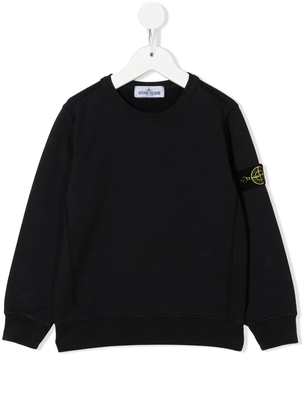 

Толстовка с нашивкой-логотипом Stone Island Junior, синий